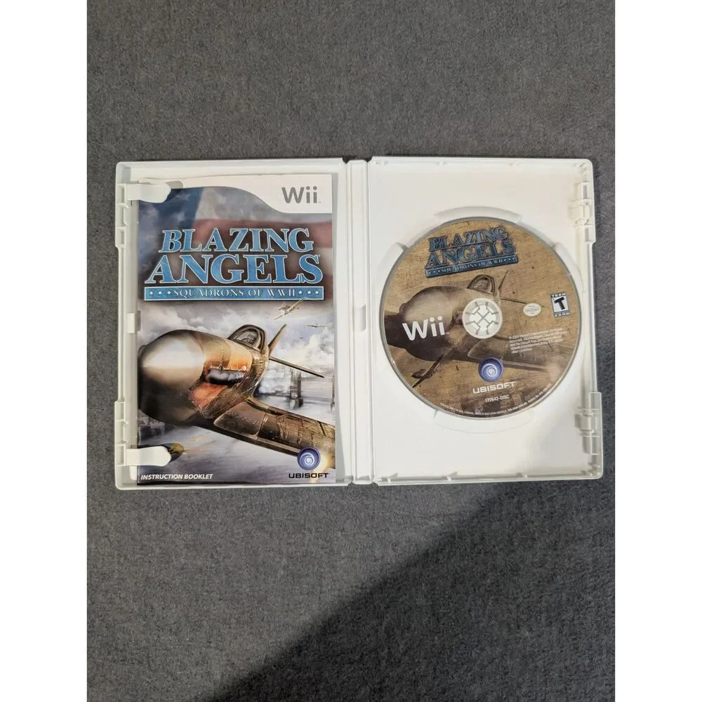 Blazing Angels Squadrons of WWII (Nintendo Wii, 2007) Complete CIB Tested WWII